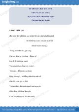 Đề thi giữa kì 1 Văn 6 Chân trời sáng tạo - Đề số 8